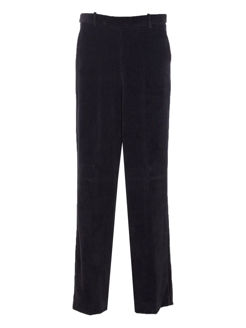 Circolo 1901 corduroy back-zip trousers Zwart