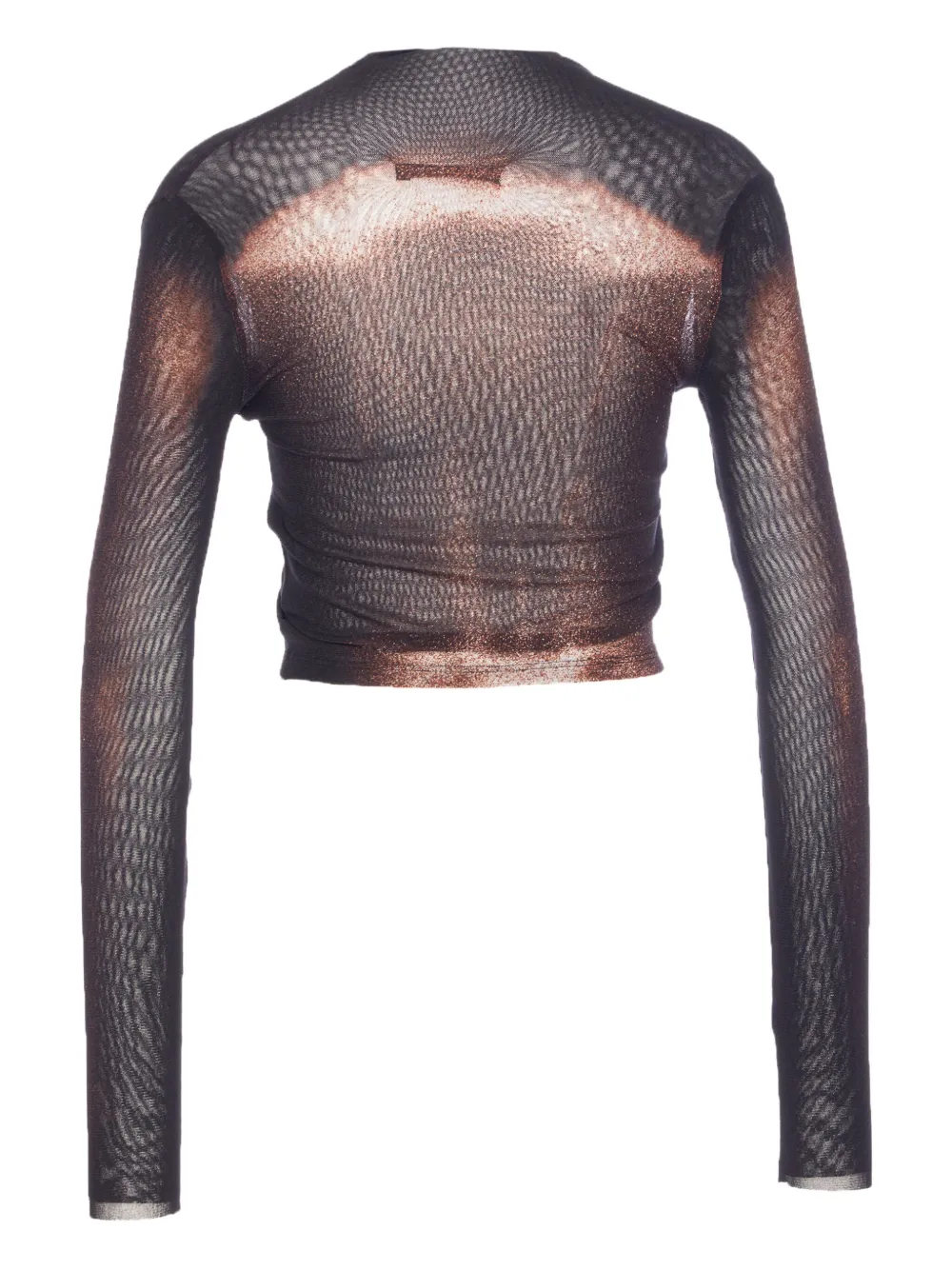 Jean Paul Gaultier asymmetric top - Zwart