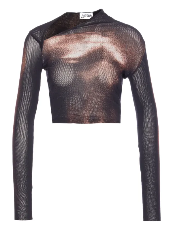 Jean Paul Gaultier Asymmetric Top in Black