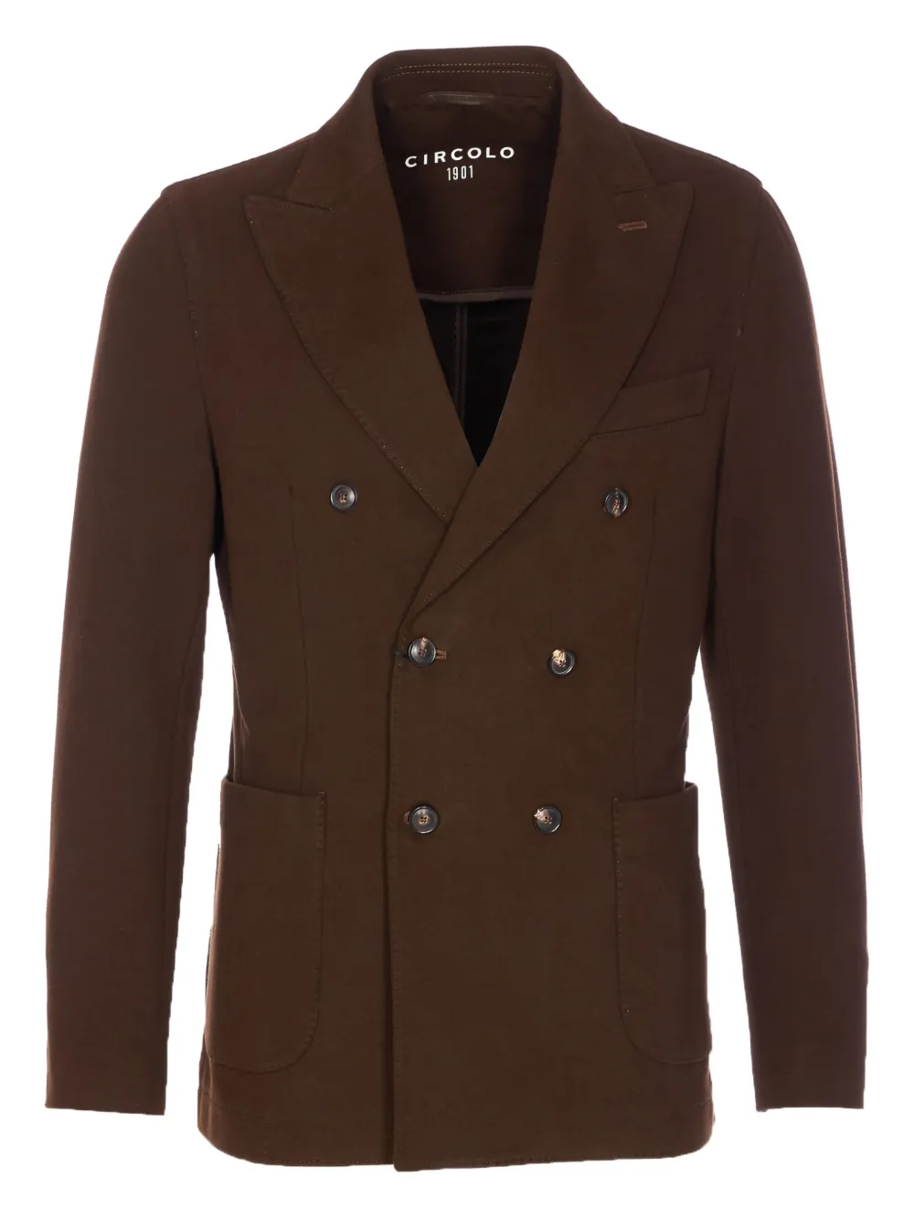 Circolo 1901 double-breasted blazer Bruin