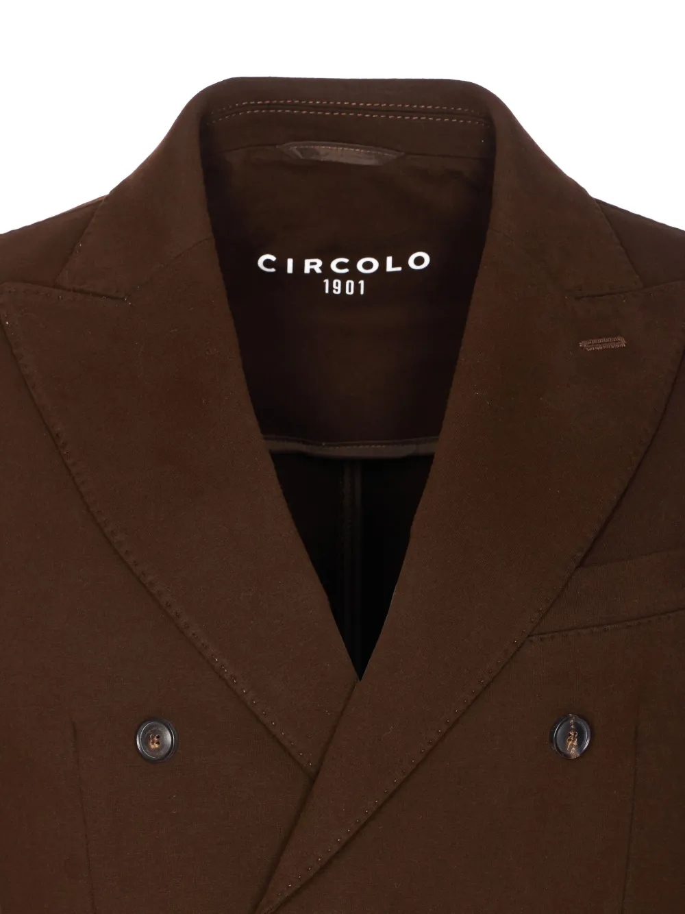 Circolo 1901 double-breasted blazer Bruin