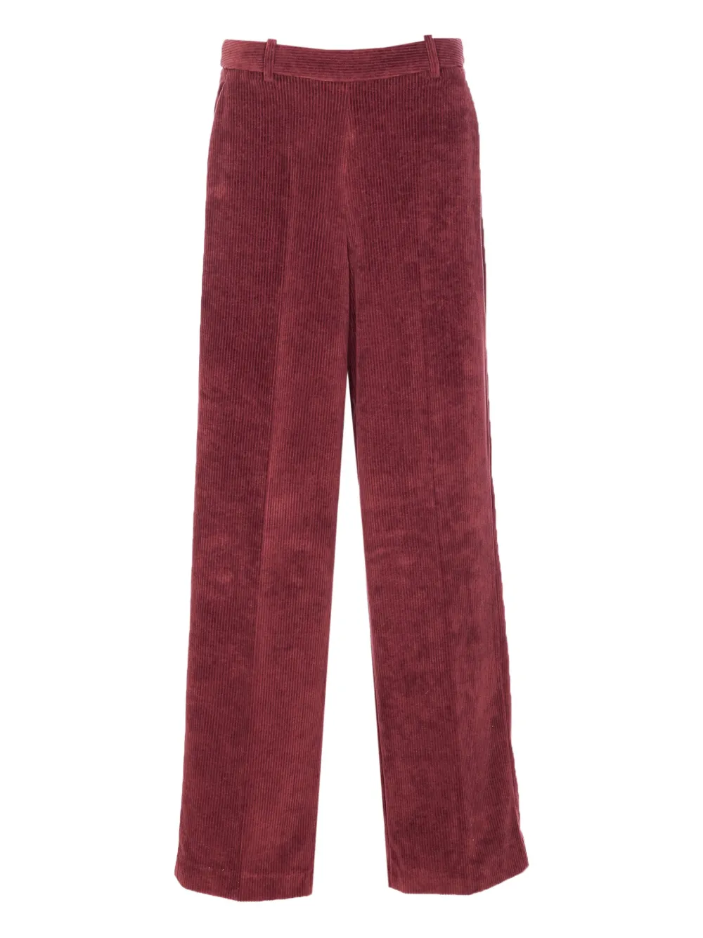 Circolo 1901 corduroy straight-leg trousers Rood