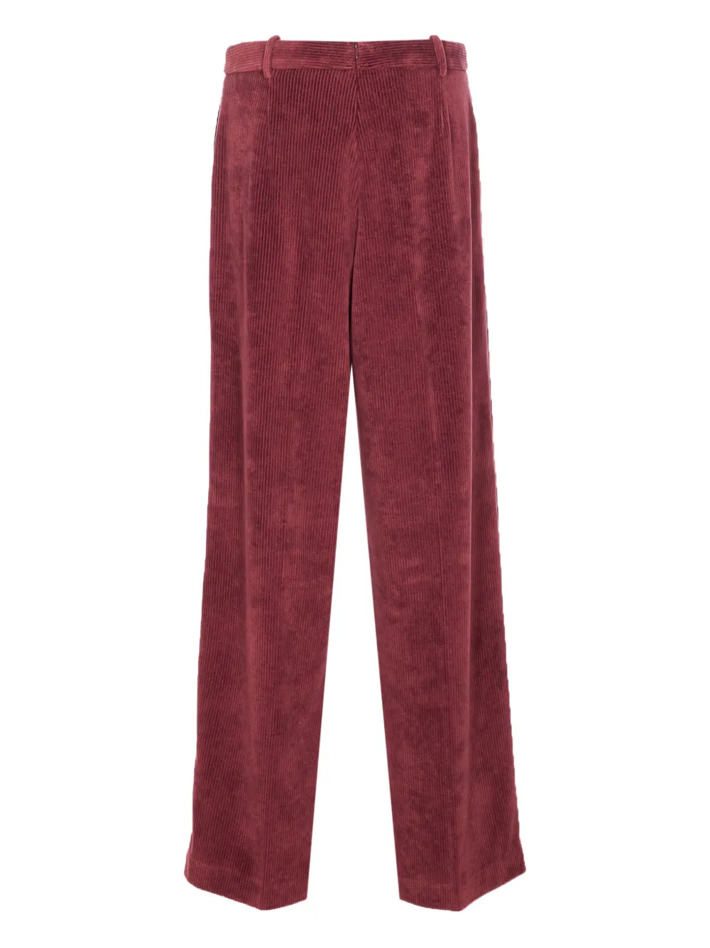 Circolo 1901 corduroy straight-leg trousers - Rood