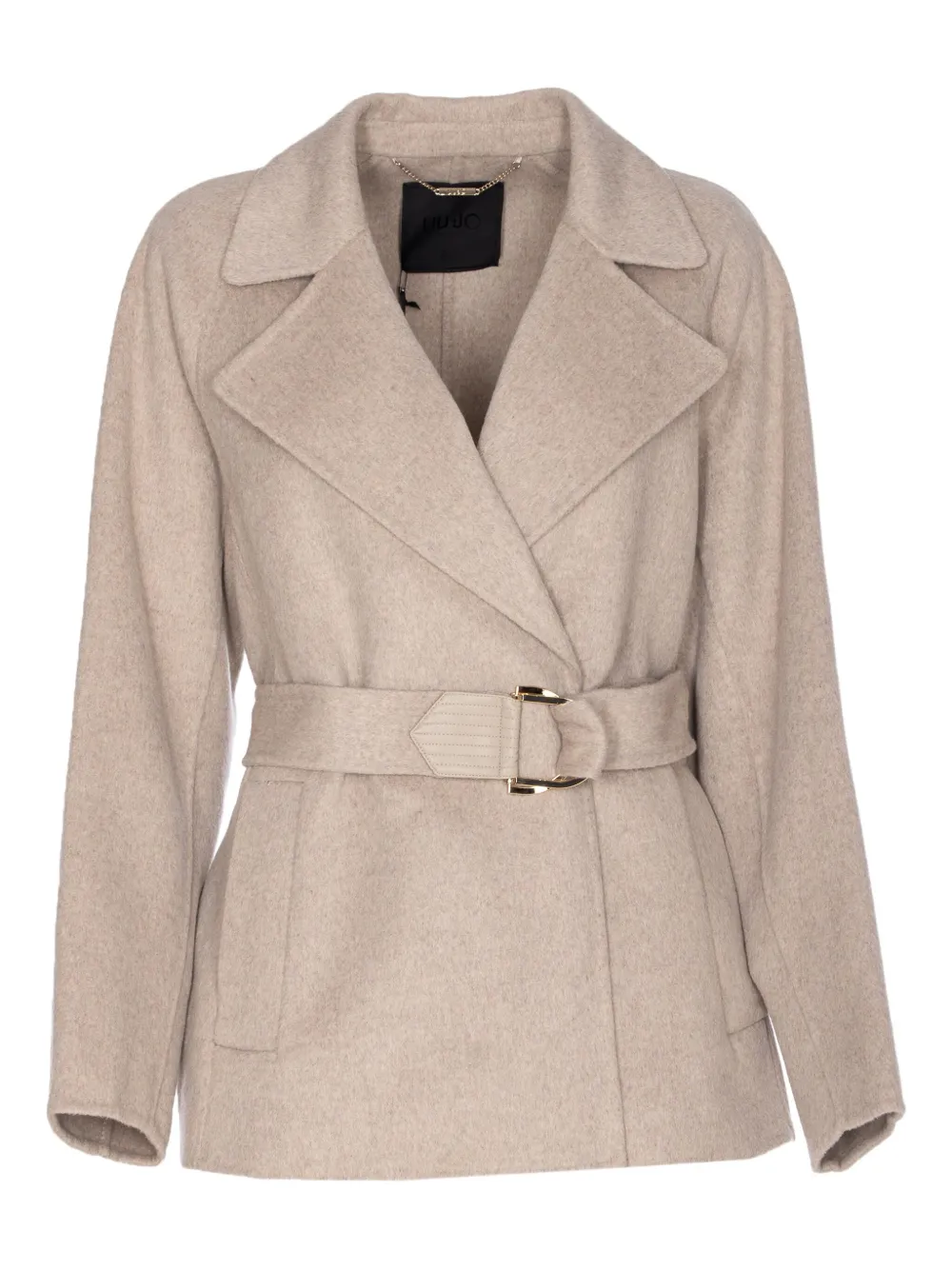 LIU JO Jas met riem Beige
