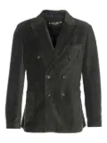 Circolo 1901 double-breasted corduroy blazer - Green