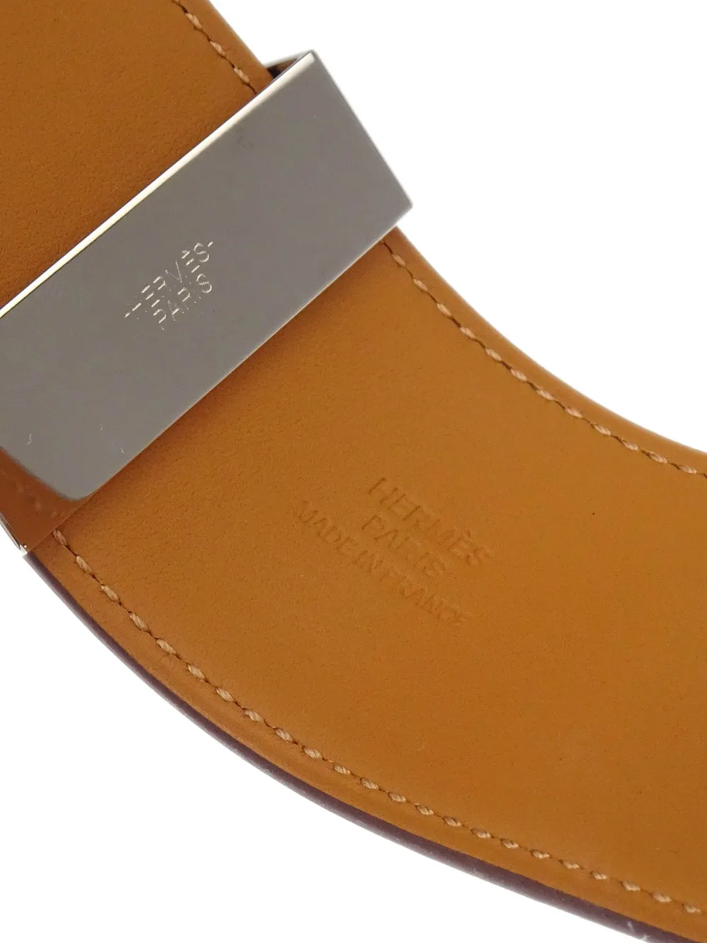 HERMES Pre-owned 2015 Swift Collier De Chien Bangle In Gray