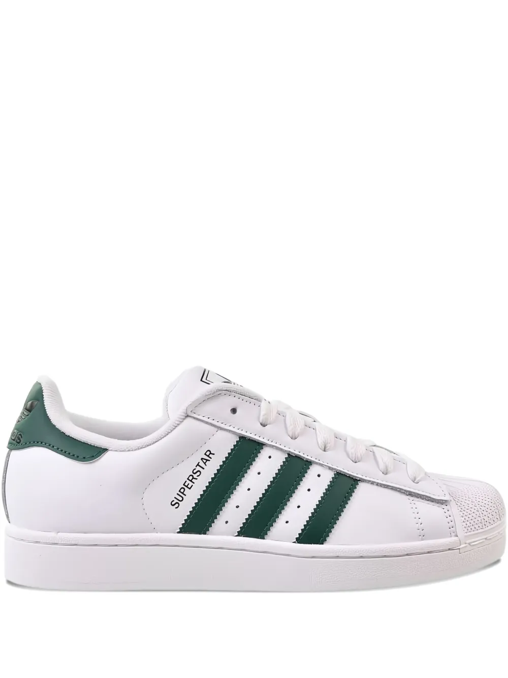 Adidas Superstar II "White Collegiate Green" sneakers