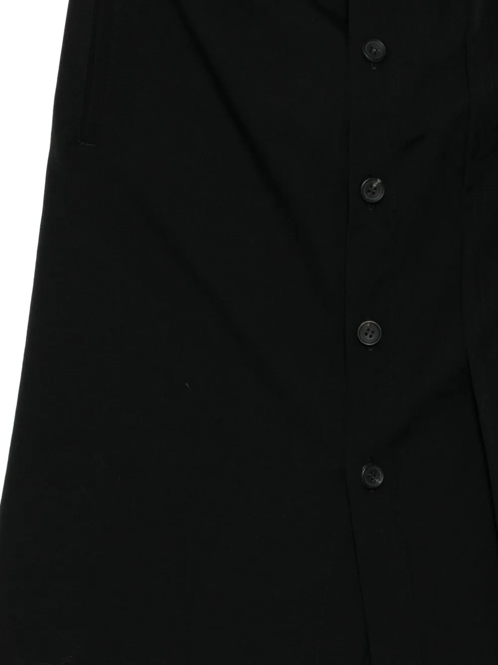 Yohji Yamamoto Gabardine Wrapped Trousers In Black