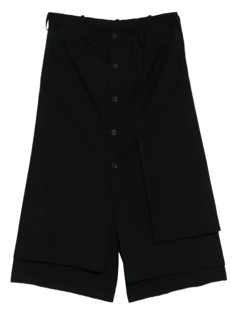 Yohji Yamamoto gabardine wrapped trousers