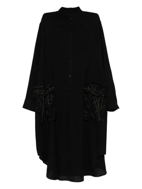 Yohji Yamamoto vestido con bordado A