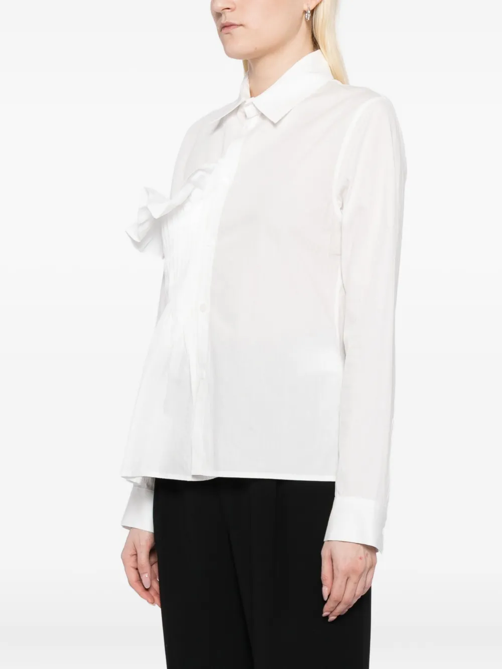 Yohji Yamamoto Broad R shirt - Wit