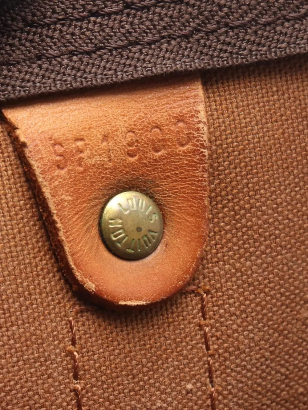 Pre-owned Louis Vuitton 1990 Keepall 55 Tote Bag In Brown