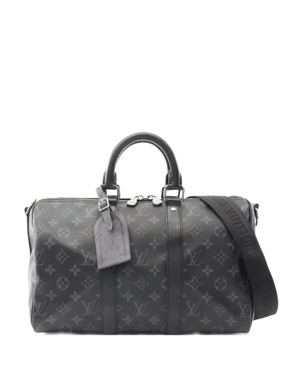 Louis Vuitton Pre-Owned 2021 Keepall Bandoulière 35 two-way duffle bag | Black | Image 1