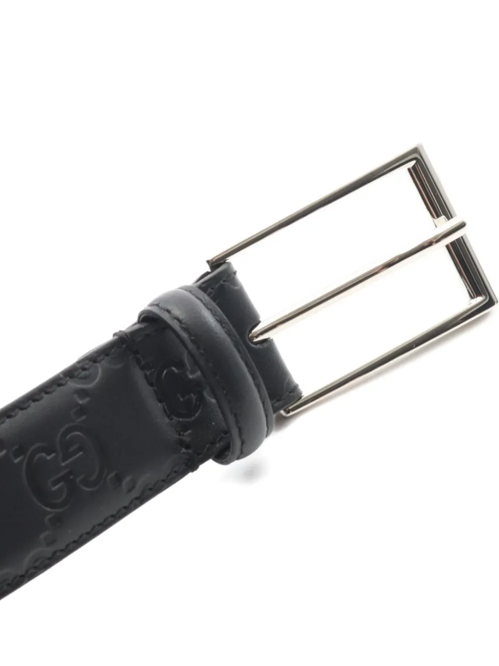 Gucci Pre-Owned 2010s GG-pattern square-buckle belt | Image 2
