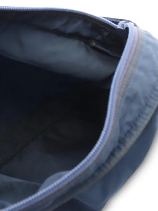 バッグ 00s PRADA Triangle Logo Shoulder Bag Prada Pre-Owned 2000s triangle-logo Shoulder Bag | Blue