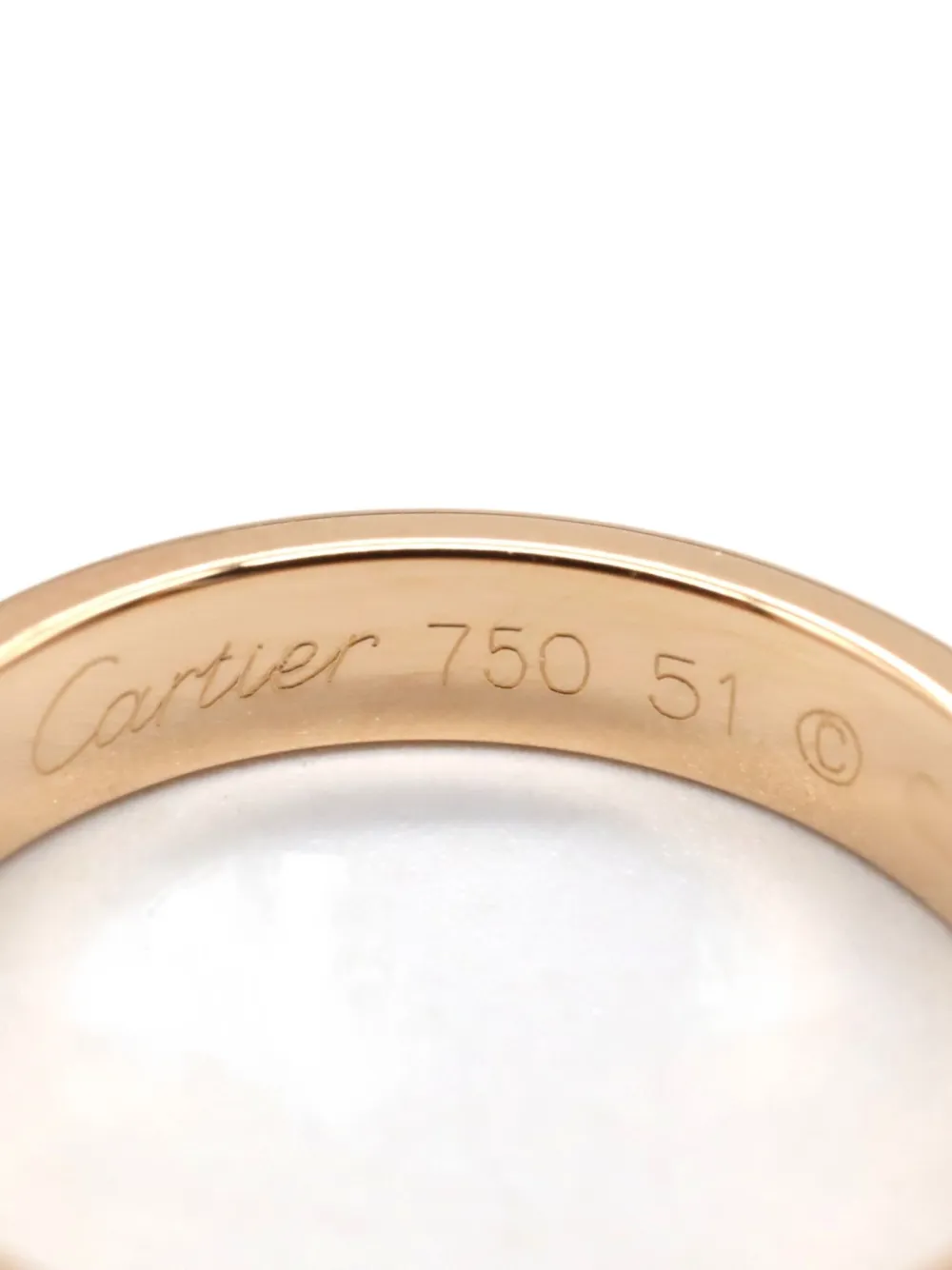 Pre-owned Cartier 2010s 18k Rose Gold Mini Love Ring