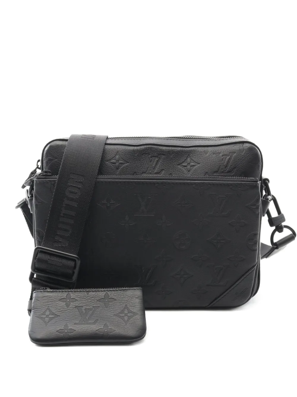 Louis Vuitton Pre-Owned 2021 トリオ メッセンジャー バッグ - ブラック Louis Vuitton Pre-Owned 2021 トリオ メッセンジャー バッグ - ブラック