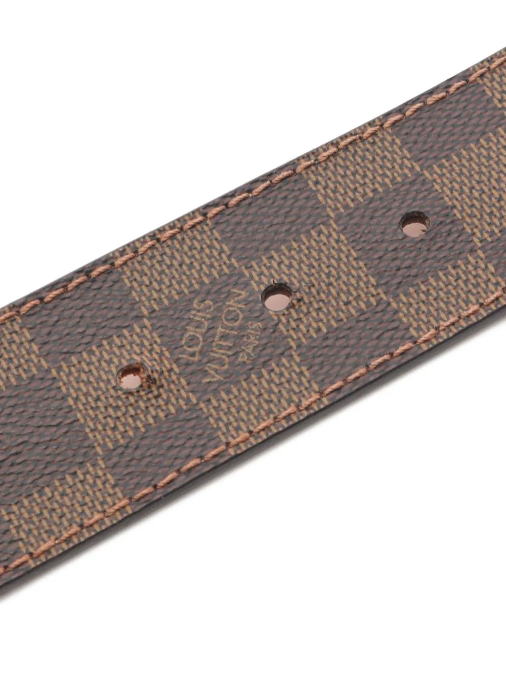 Pre-owned Louis Vuitton 2006 Aventur Belt In Brown