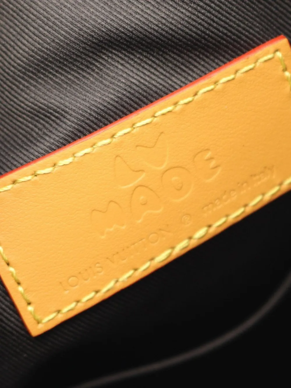 Pre-owned Louis Vuitton X Nigo Randonne 2021 Monogram-stripe Shoulder Bag In Brown