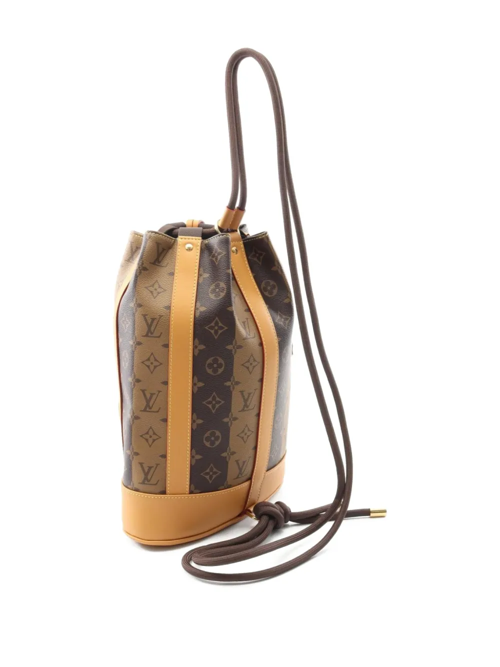 Louis Vuitton Pre-Owned x NIGO Randonne 2021 Monogram-stripe shoulder bag | Pre-Owned | Image 2