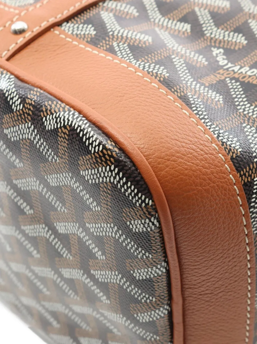 Pre-owned Goyard 2010s Petit Flo Shoulder Bag In Brown