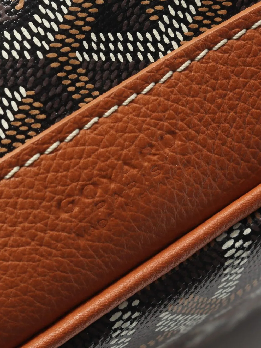 Pre-owned Goyard 2010s Petit Flo Shoulder Bag In Brown