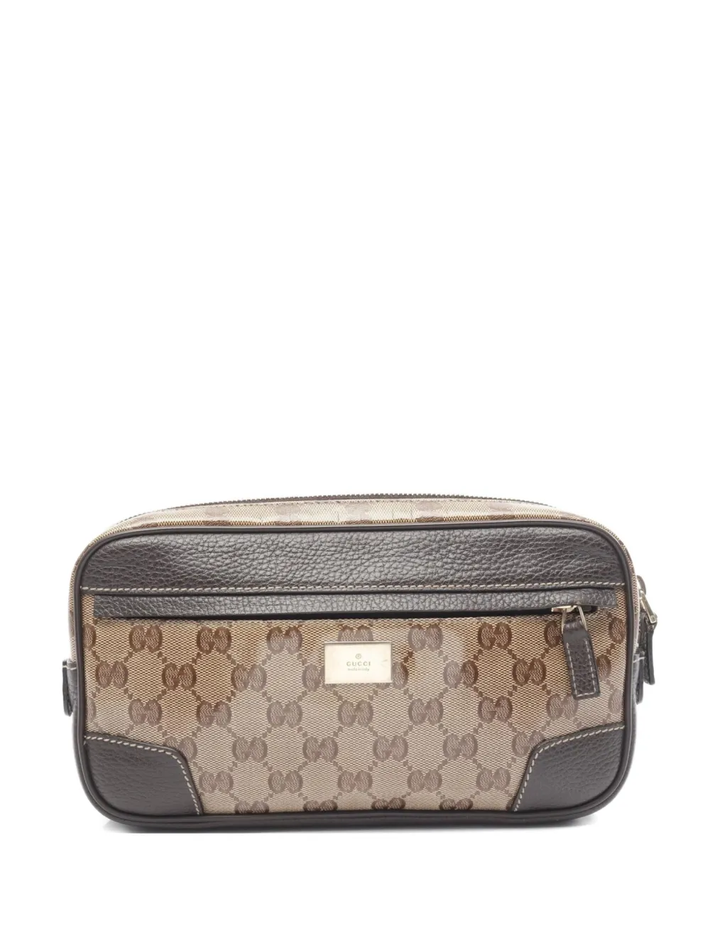 Gucci Pre-Owned 2010s GG Crystal belt bag | Neutrals | Image 1