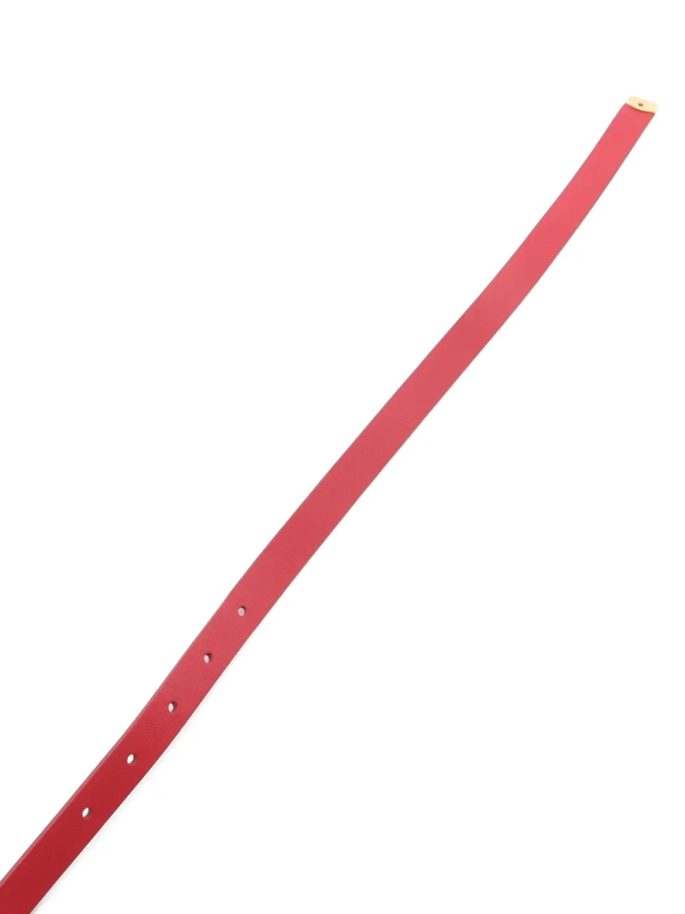 Pre-owned Dior 2010s Cd-logo Leather Belt In Red