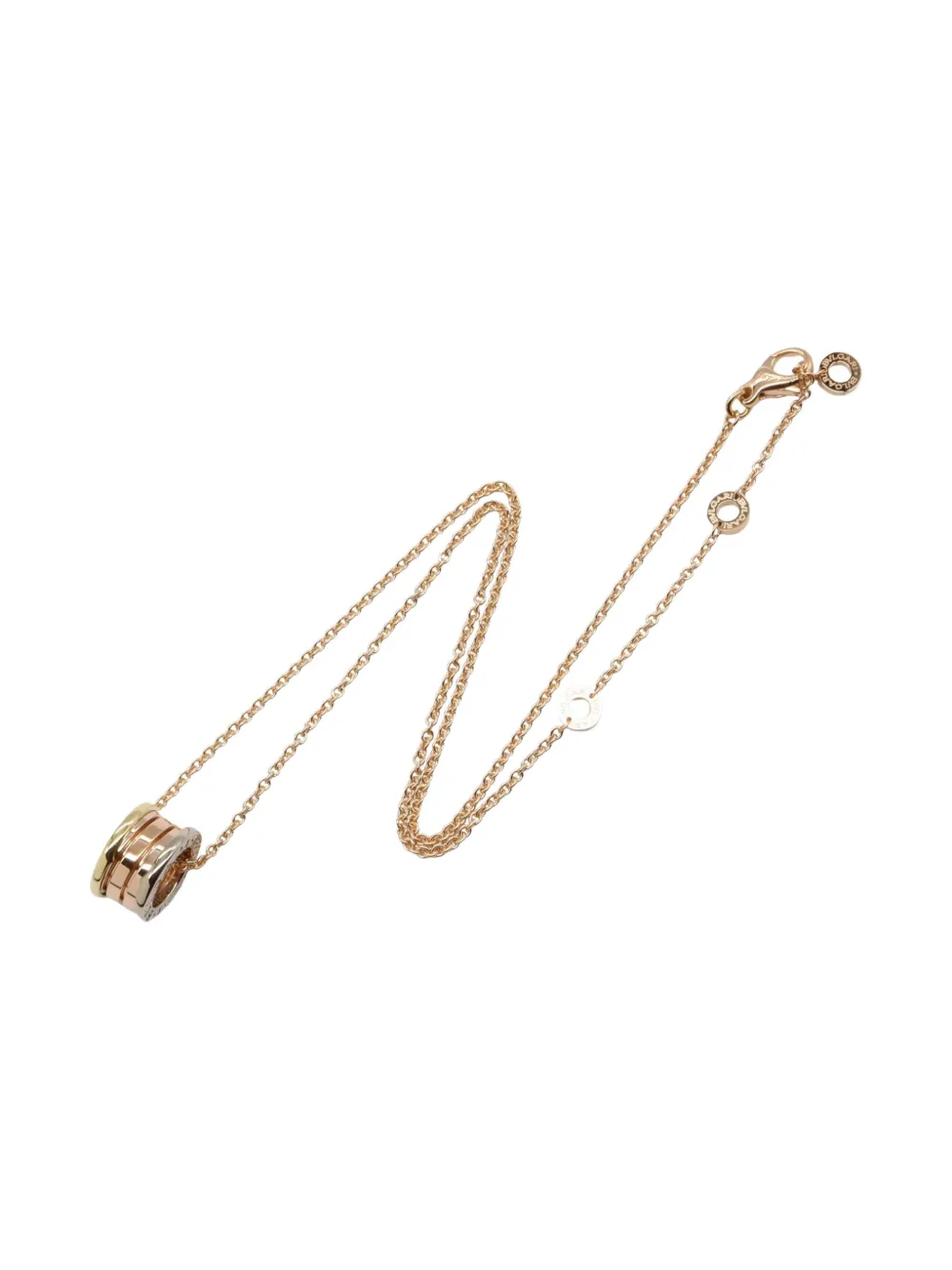 Pre-owned Bvlgari 2010s 18k Gold B-zero1 Perfect Mistake Necklace