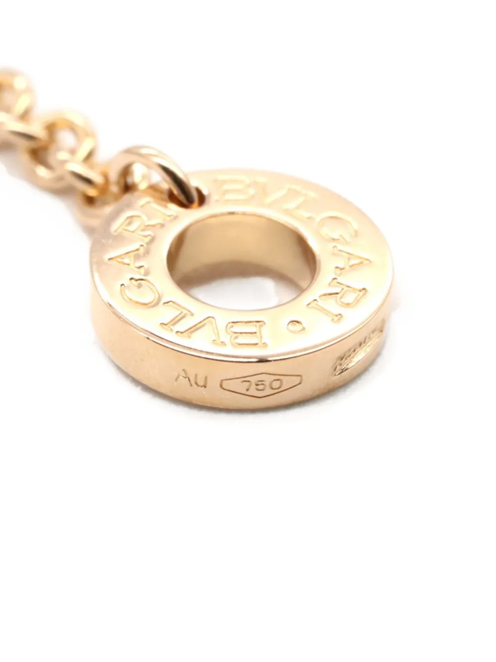 Pre-owned Bvlgari 2010s 18k Gold B-zero1 Perfect Mistake Necklace