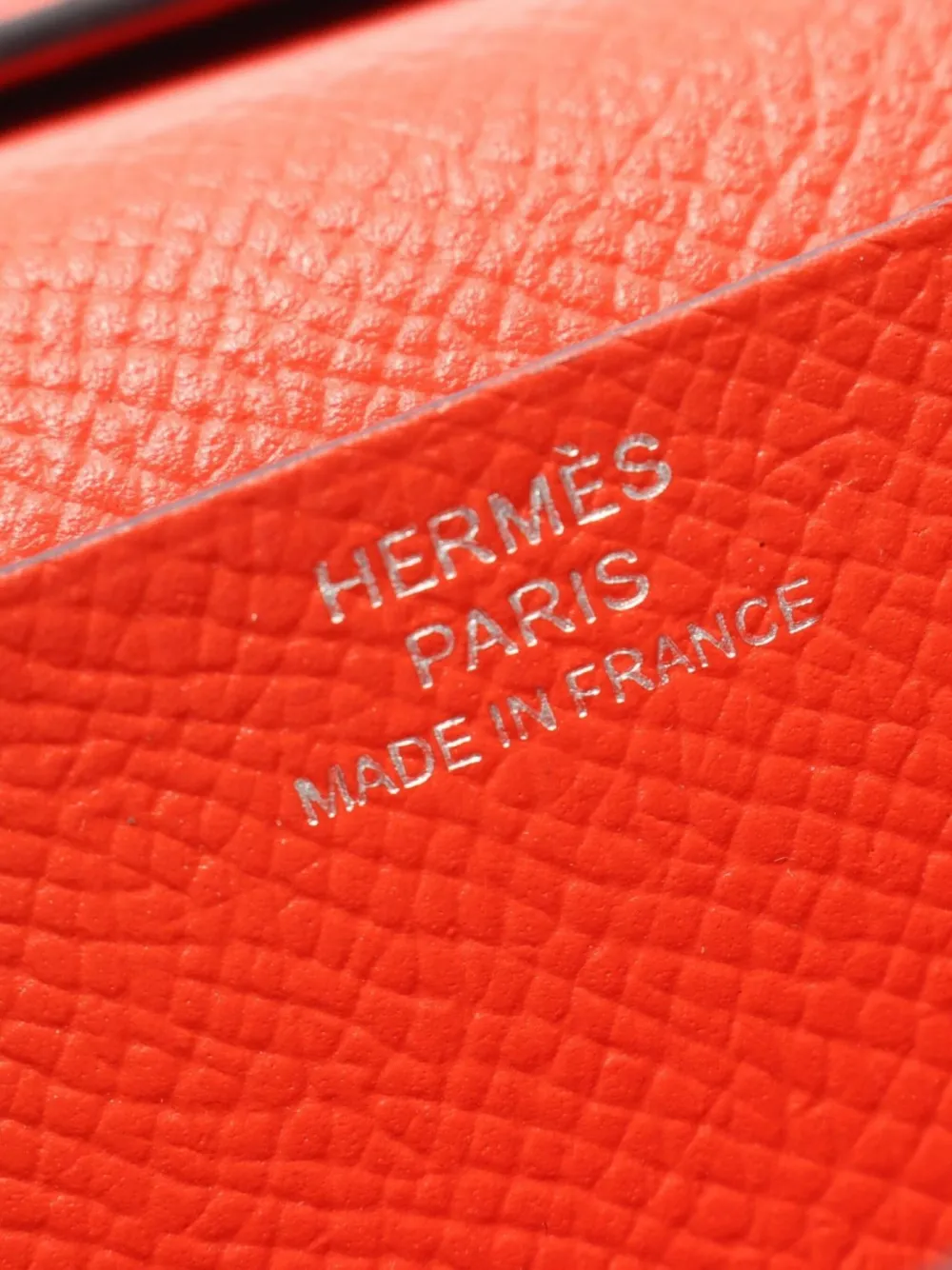 Pre-owned Hermes 2018 Bear Souffle Bi-fold Wallet In Blue