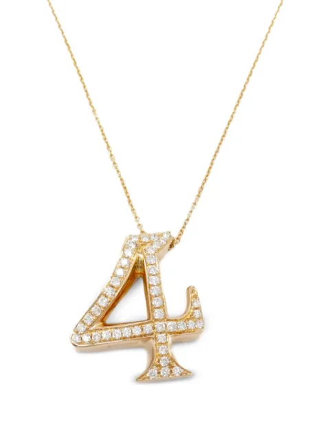Franck Muller 2010s 18K rose gold Talisman Number necklace