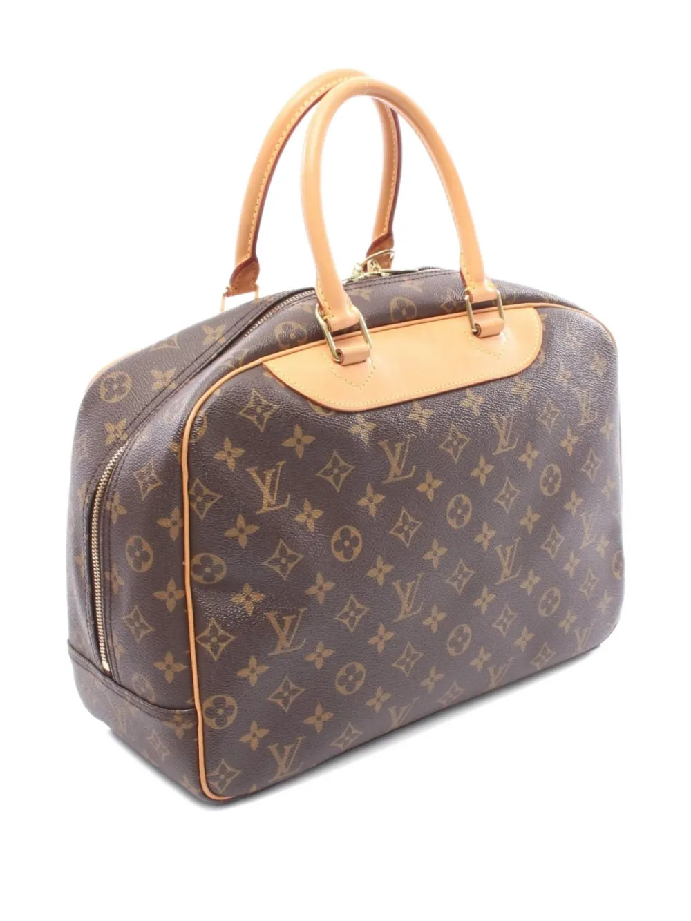 Pre-owned Louis Vuitton 1998 Deauville Handbag In Brown