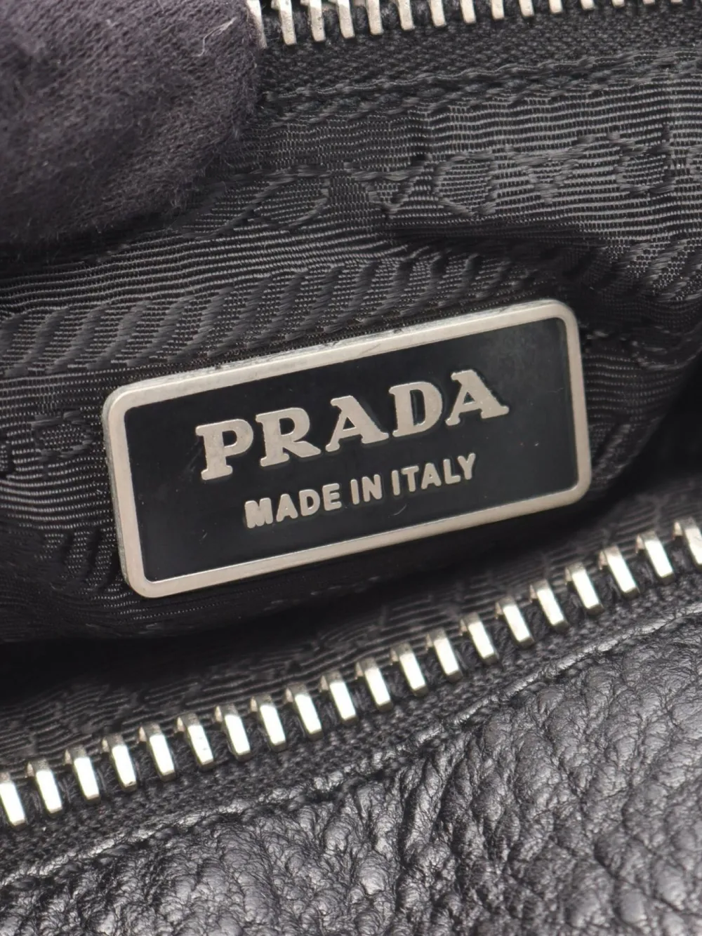 Pre-owned Prada 2000s Re-nylon Shoulder Bag In Black