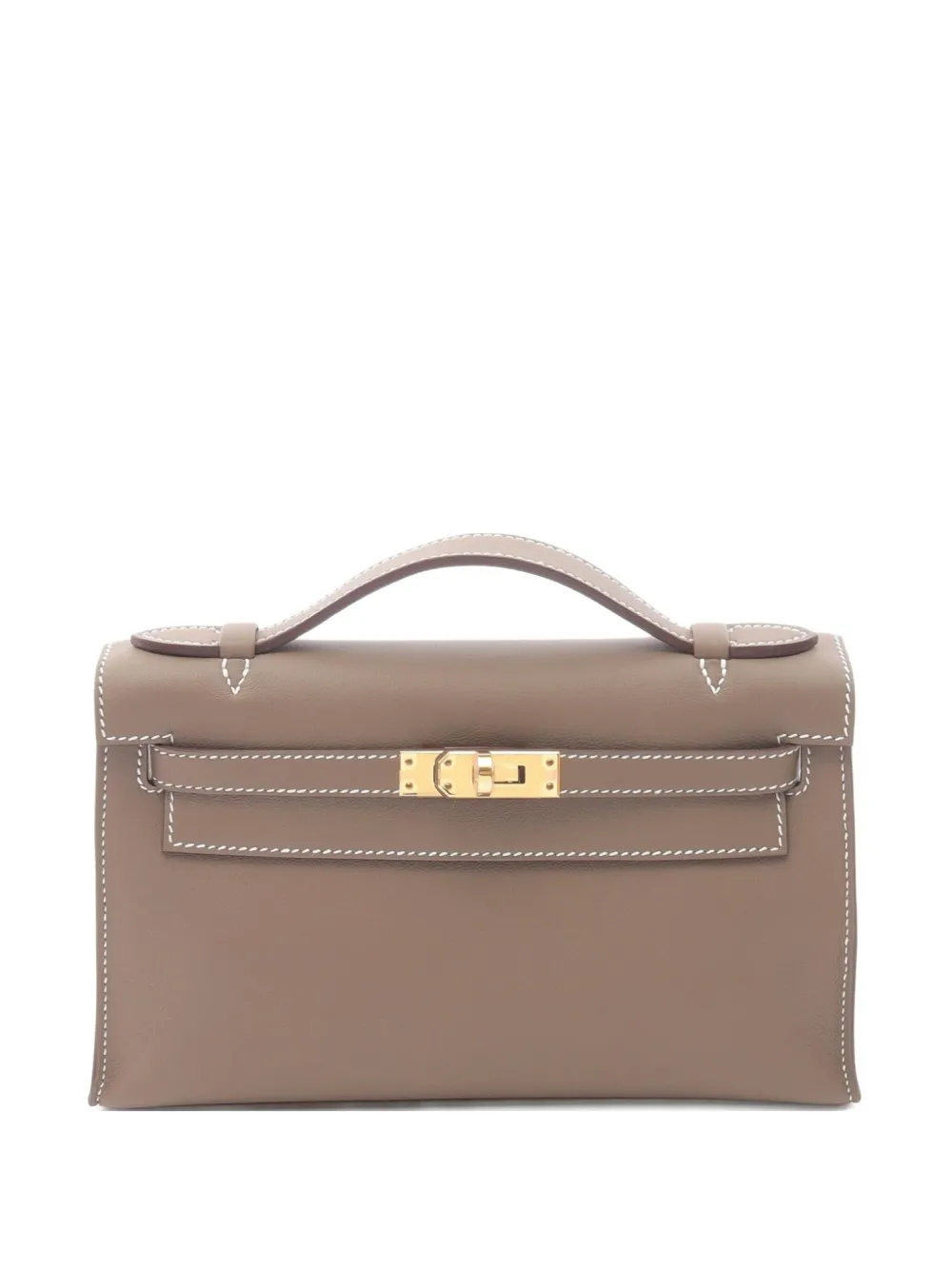 Hermès Pre-Owned 2025 mini Kelly top-handle handbag | Brown | Image 1