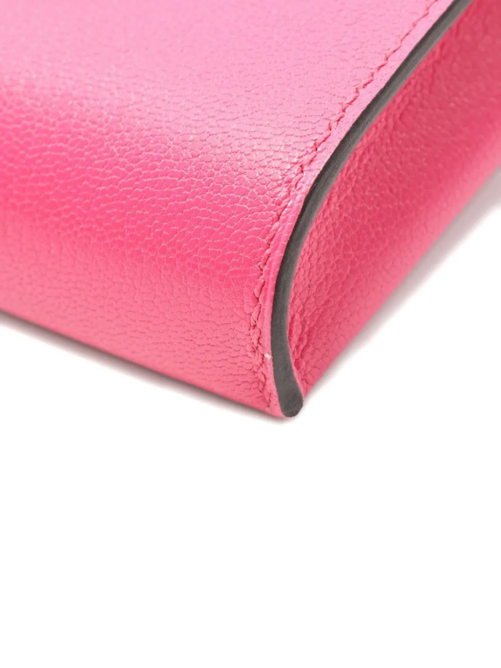Pre-owned Hermes 2024 Chaîne D'ancre To Go Shoulder Wallet In Pink