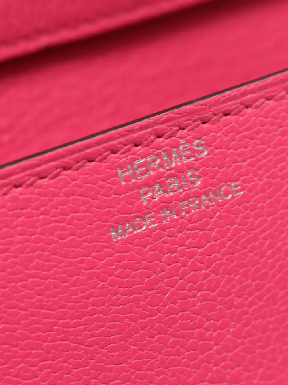 Pre-owned Hermes 2024 Chaîne D'ancre To Go Shoulder Wallet In Pink