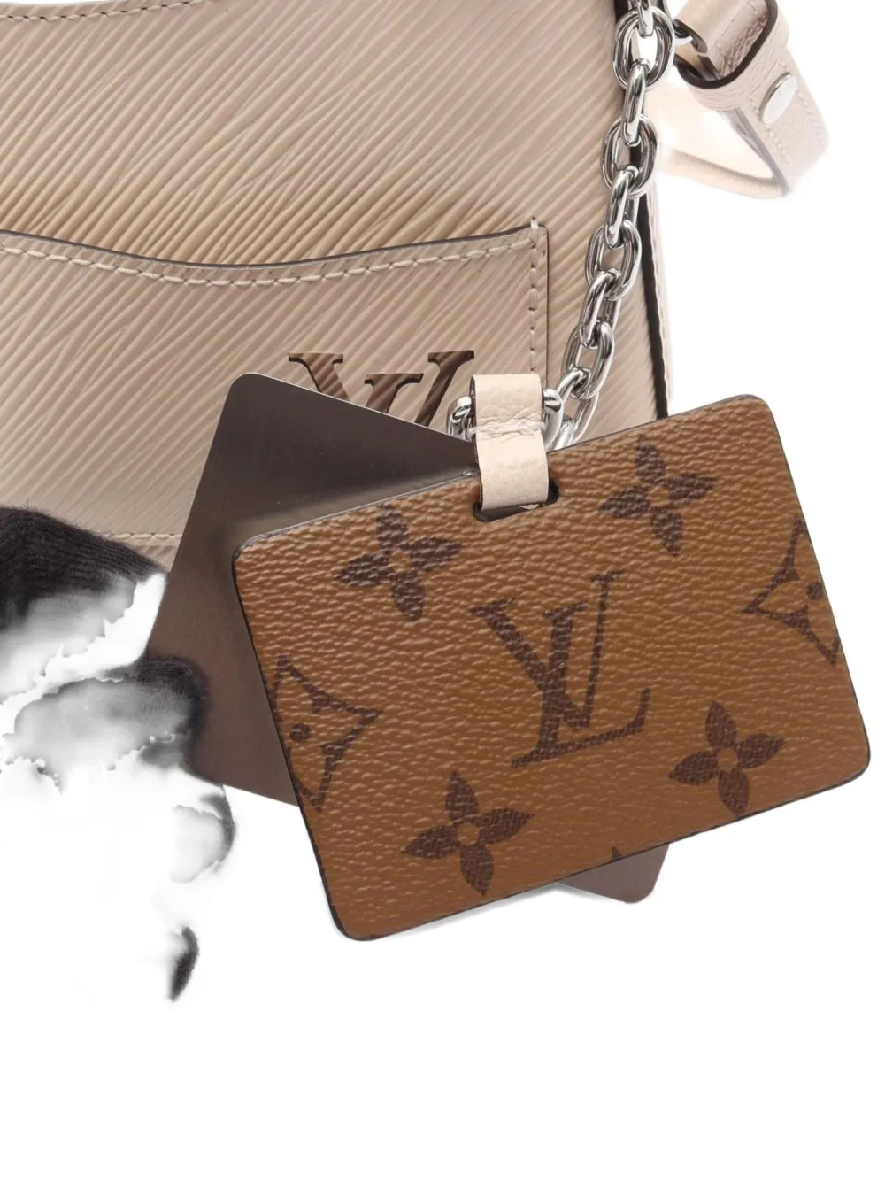 Pre-owned Louis Vuitton 2021 Marellini Leather Handbag In Neutral