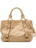 Miu Miu Pre-Owned 2000s leather two-way shoulder bag - Brown