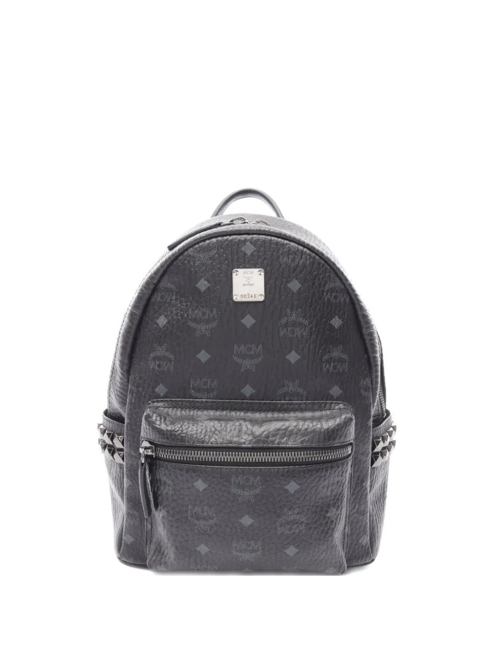 MCM Pre-Owned 2000s Visetos studded backpack | Black | Image 1