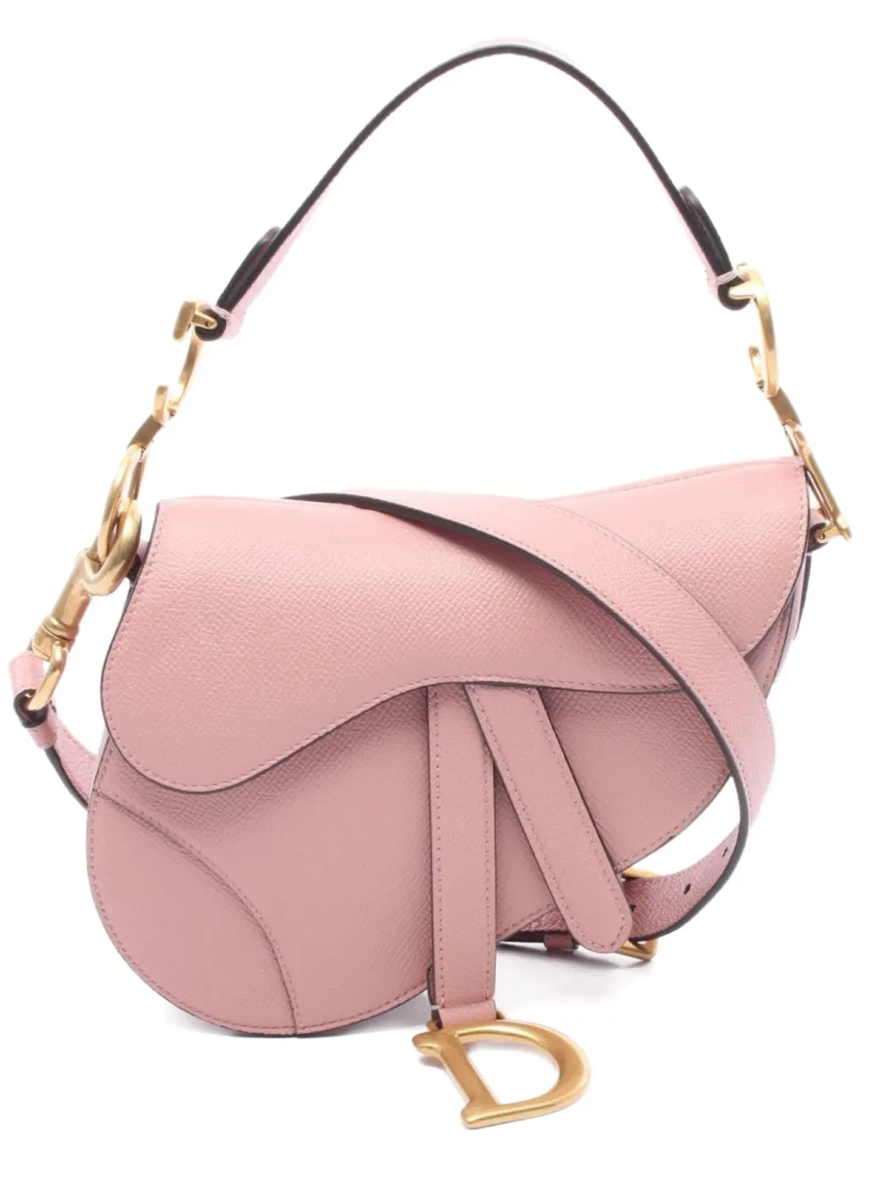 Christian Dior Pre-Owned 2010s Saddle leather handbag | Pink | Image 1