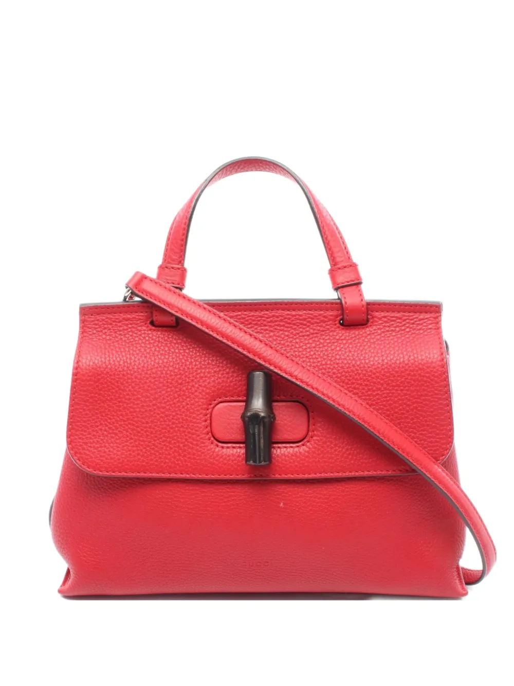 Gucci Pre-Owned 2010s Daily Bamboo shoulder bag - レッド Gucci Pre-Owned 2010s Daily Bamboo shoulder bag - レッド
