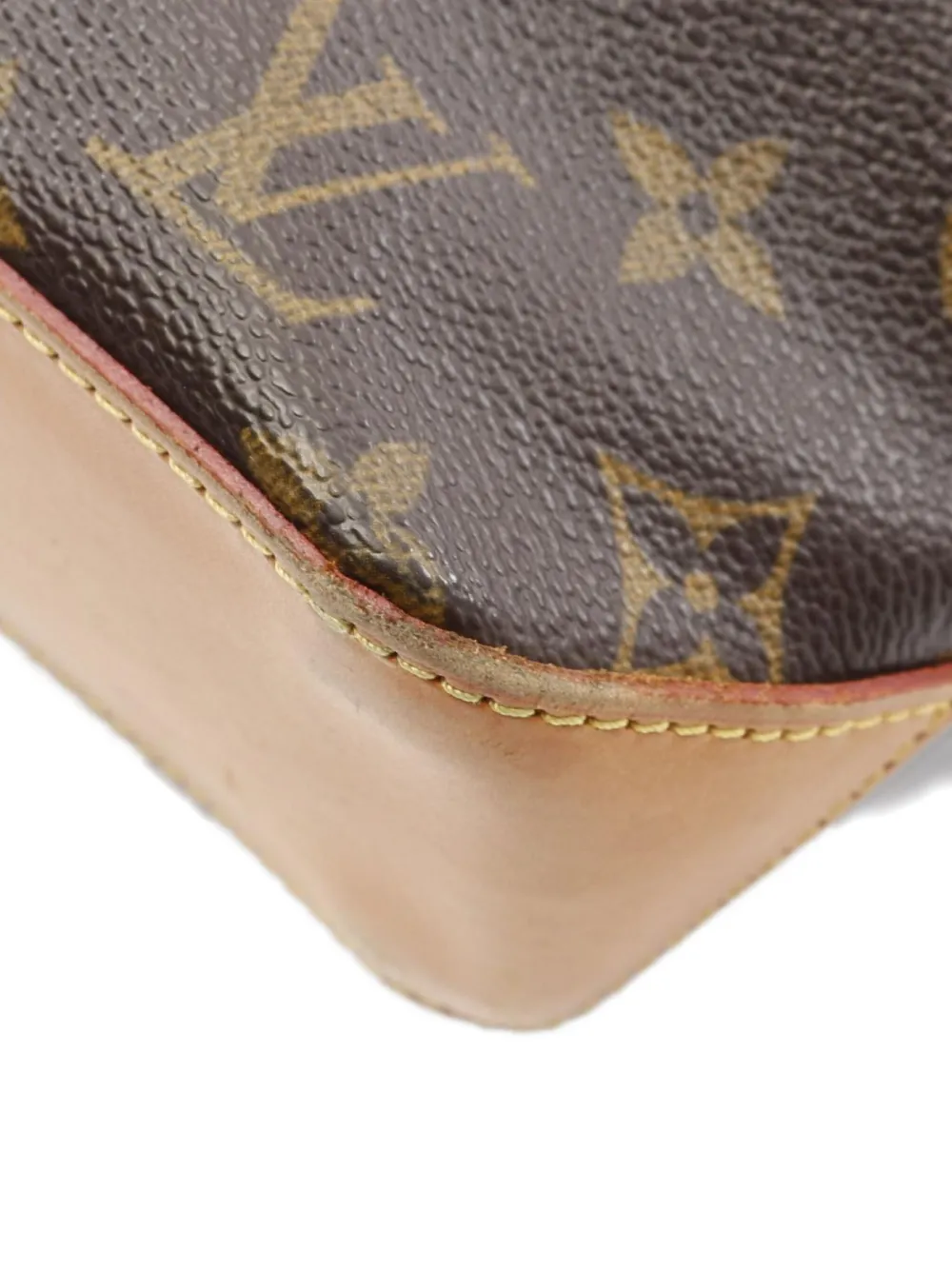 Pre-owned Louis Vuitton 2002 Trotteur Shoulder Bag In Brown