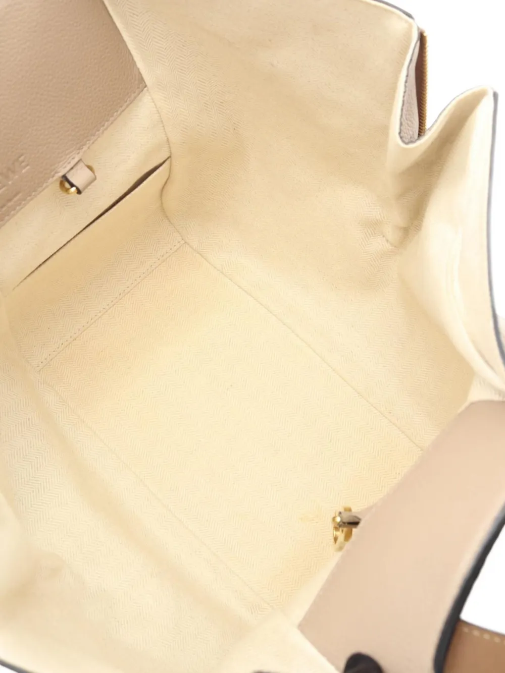 Pre-owned Loewe 2000s Small Hammock Tote Bag In Neutral