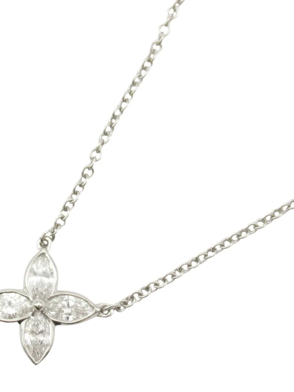 Tiffany & Co. Pre-Owned 2010s platinum Victoria diamond necklace | Image 2