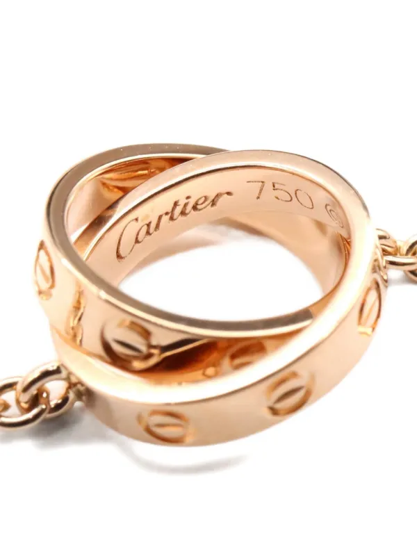 Cartier ローズゴールド ネックレス Cartier 2010s Baby Love ネックレス 18Kローズゴールド