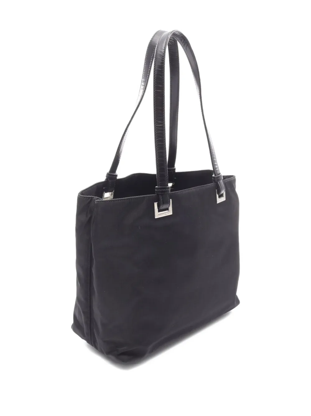 Prada Pre-Owned 2000s leather-trimmed tote bag | Image 2