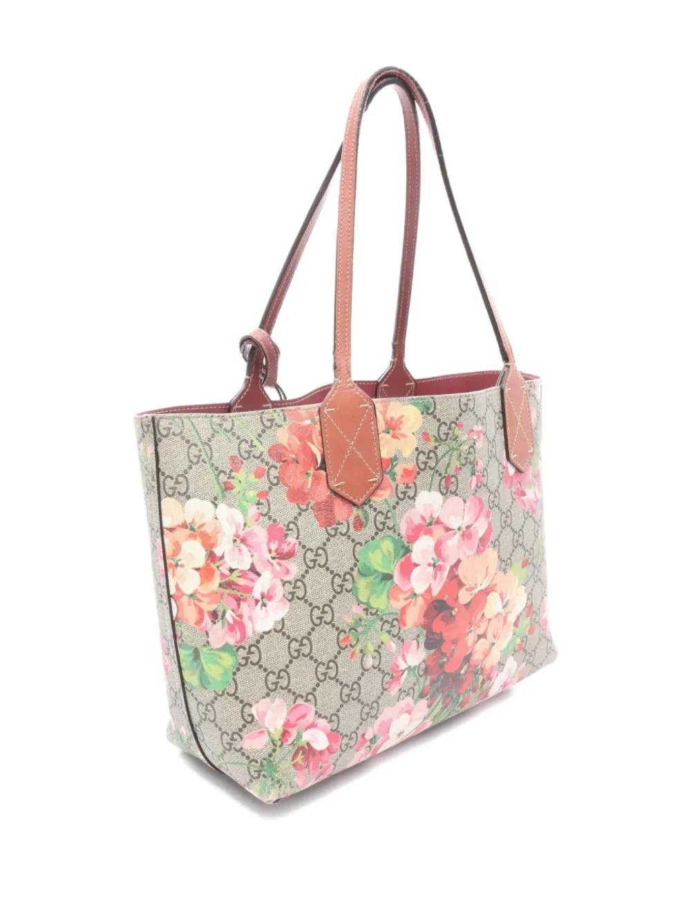 Gucci Pre-Owned 2000s GG Blooms reversible tote bag | Image 2