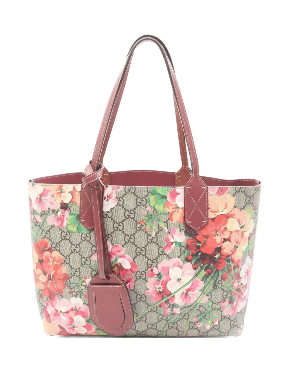 Gucci Pre-Owned 2000s GG Blooms reversible tote bag | Neutrals | Image 1