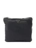 Prada Pre-Owned 2000s logo-plaque shoulder bag - Black